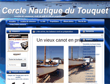 Tablet Screenshot of cercle-nautique-du-touquet.fr